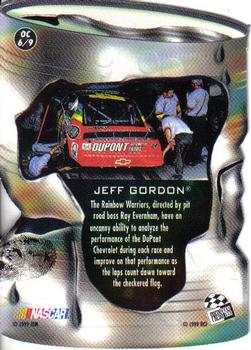 1999 Press Pass - Oil Cans #OC 6 Jeff Gordon Back