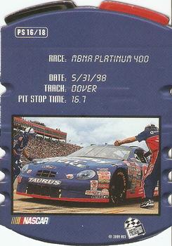 1999 Press Pass - Pit Stop #PS16 Dale Jarrett's Car Back