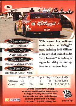 1999 Press Pass Premium #36 Terry Labonte's Car Back