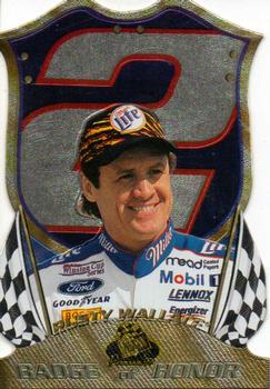 1999 Press Pass Premium - Badge of Honor Die Cut #BH1 Rusty Wallace Front
