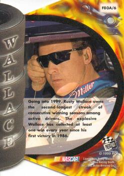 1999 Press Pass Premium - Extreme Fire #FD3A Rusty Wallace Back