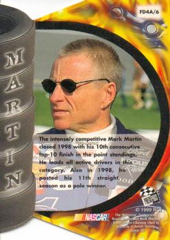 1999 Press Pass Premium - Extreme Fire #FD4A Mark Martin Back