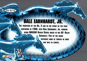 1999 Press Pass Premium - Steel Horses #SH 6 Dale Earnhardt Jr.'s Car Back