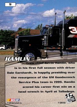 1999 Press Pass Stealth #9 Kevin Hamlin Back