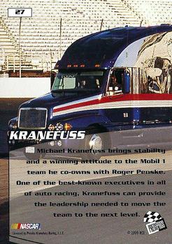 1999 Press Pass Stealth #27 Michael Kranefuss Back