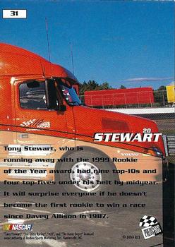 1999 Press Pass Stealth #31 Tony Stewart Back