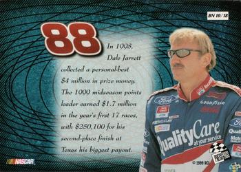 1999 Press Pass Stealth - Big Numbers #BN 10 Dale Jarrett Back