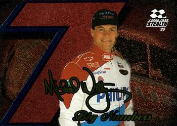 1999 Press Pass Stealth - Big Numbers #BN 18 Michael Waltrip Front