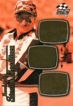 1999 Press Pass Stealth - Headlines #SH 2 Dale Earnhardt Front