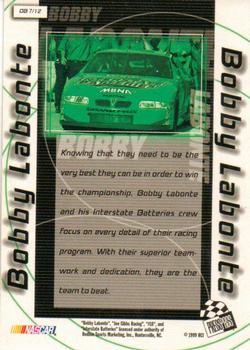 1999 Press Pass VIP - Out of the Box #OB 7 Bobby Labonte Back