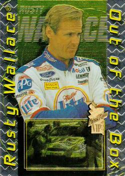 1999 Press Pass VIP - Out of the Box #OB 10 Rusty Wallace Front