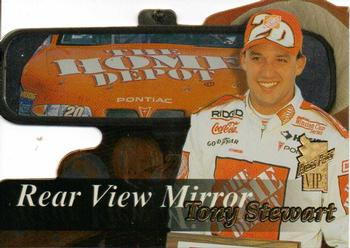 1999 Press Pass VIP - Rear View Mirror #RM 9 Tony Stewart Front