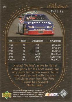 1999 SP Authentic #59 Michael Waltrip's Car Back