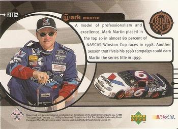 1999 Upper Deck Road to the Cup - Road to the Cup Level 1 Bronze #RTTC2 Mark Martin Back
