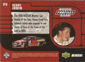 1999 Upper Deck Road to the Cup - Upper Deck Profiles #P9 Kenny Irwin Back