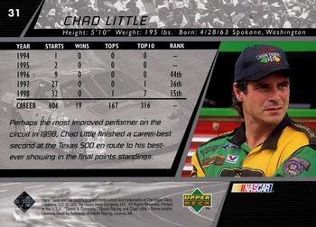 1999 Upper Deck Victory Circle #31 Chad Little Back