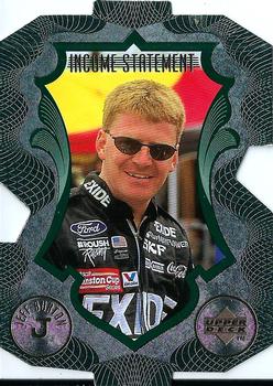 1999 Upper Deck Victory Circle - Income Statement #IS5 Jeff Burton Front