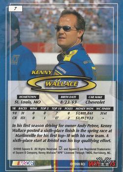 1999 Wheels #7 Kenny Wallace Back