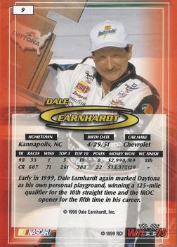 1999 Wheels #9 Dale Earnhardt Back