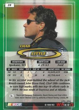 1999 Wheels #20 Chad Little Back