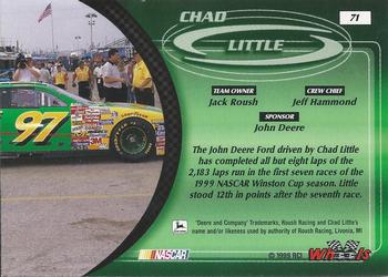1999 Wheels #71 Chad Little's Car Back