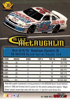 1999 Wheels High Gear #39 Mike McLaughlin Back