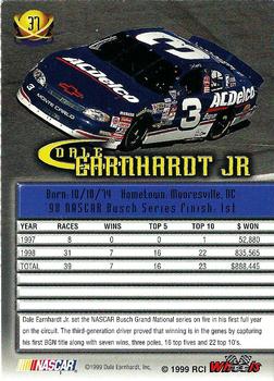 1999 Wheels High Gear #37 Dale Earnhardt Jr. Back