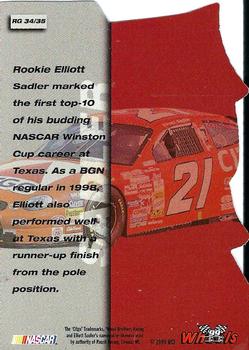 1999 Wheels - Runnin' N Gunnin' #RG34 Elliott Sadler Back