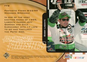 2000 Maxx - Fantastic Finishes #FF8 Bobby Labonte Back