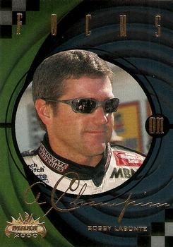 2000 Maxx - Focus on a Champion #FC3 Bobby Labonte Front