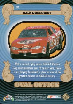 2000 Maxx - Oval Office #OO2 Dale Earnhardt Back