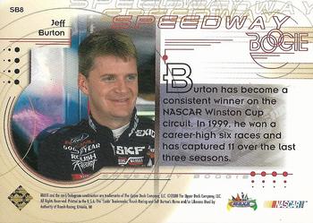 2000 Maxx - Speedway Boogie #SB8 Jeff Burton Back