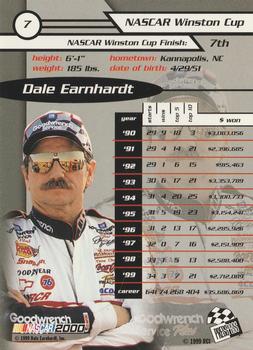 2000 Press Pass #7 Dale Earnhardt Back
