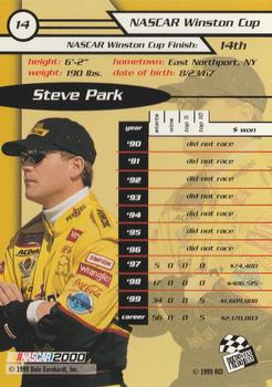 2000 Press Pass #14 Steve Park Back
