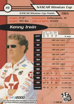 2000 Press Pass #19 Kenny Irwin Back