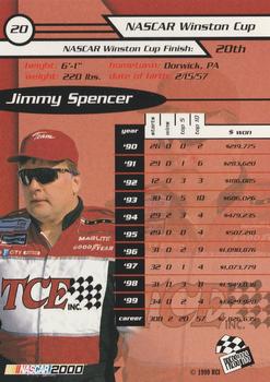 2000 Press Pass #20 Jimmy Spencer Back