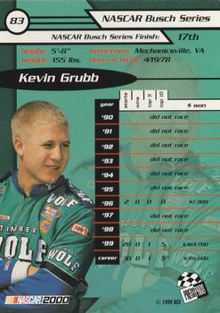 2000 Press Pass #83 Kevin Grubb Back