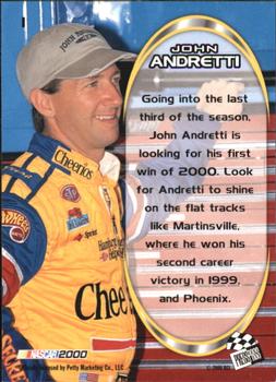 2000 Press Pass Optima #1 John Andretti Back