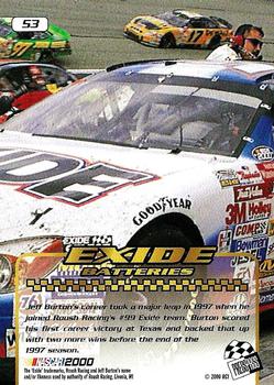 2000 Press Pass Stealth #53 #99 Exide Batteries Back