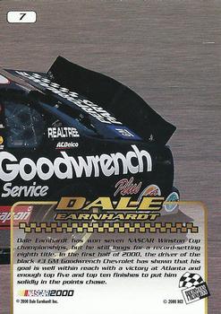 2000 Press Pass Stealth #7 Dale Earnhardt Back