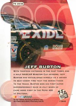 2000 Press Pass Stealth - Fusion #FS 25 Jeff Burton Back