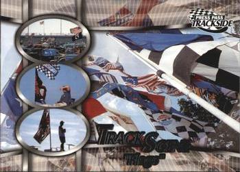 2000 Press Pass Trackside #71 Flags Front