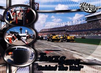 2000 Press Pass Trackside #72 Behind the Wall Front