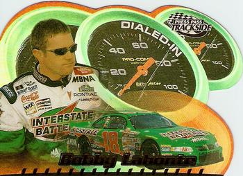 2000 Press Pass Trackside - Dialed-In #DI 2 Bobby Labonte Front