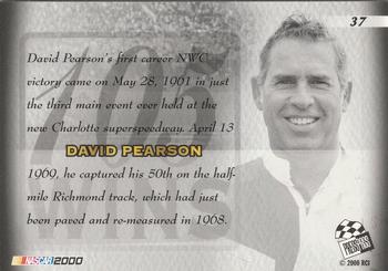 2000 Press Pass VIP #37 David Pearson Back