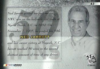 2000 Press Pass VIP #43 Ned Jarrett Back