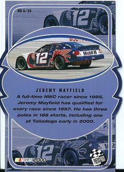 2000 Press Pass VIP - Making The Show #MS 8 Jeremy Mayfield Back