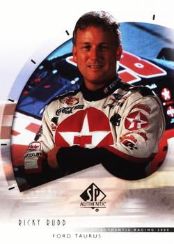 2000 SP Authentic #8 Ricky Rudd Front