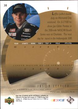 2000 SP Authentic #38 Jason Leffler Back