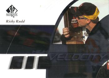 2000 SP Authentic - High Velocity #HV1 Ricky Rudd Front